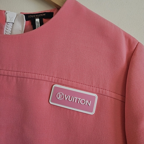 Louis Vuitton Pink Retro Martingale Dress - Picture 8 of 15